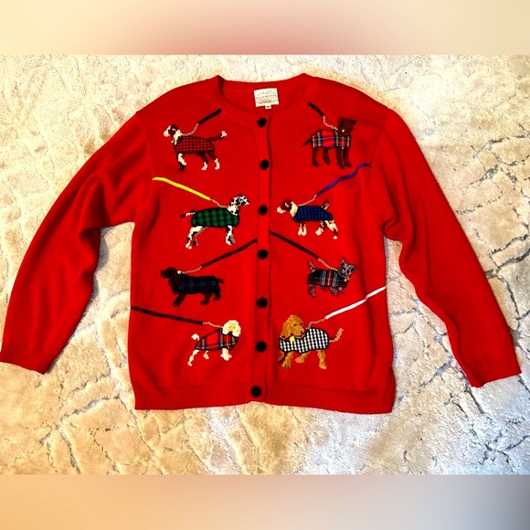 Susan Bristol Sweaters Vintage Dog Sweater Poshmark